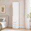 Guarda-Roupa Compacto Modular 1232 Direito Branco
