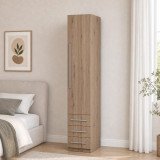 Guarda-Roupa Compacto Modular 1232 Direito Castanho
