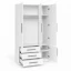 Guarda-Roupa Modular de 3 Portas 1249 Branco - Promoção