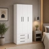 Guarda-Roupa Modular de 3 Portas 1249 Branco