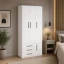 Guarda-Roupa Modular de 3 Portas 1249 Branco - Promoção