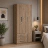 Guarda-Roupa Modular de 3 Portas 1249 Castanho