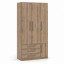 Guarda-Roupa Modular de 3 Portas 1249 Castanho
