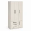 Guarda-Roupa Modular de 3 Portas1249 Carvalho Claro