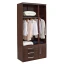 Guarda-Roupa de Solteiro 3 Portas com Sapateira 1307 San Remo