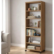 Armario Multiuso com 5 Prateleiras 1311 Ilan Castanho