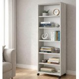 Armario Multiuso com 5 Prateleiras 1311 Ilan Carvalho Claro