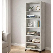 Armario Multiuso com 5 Prateleiras 1311 Ilan Carvalho Claro