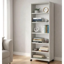 Armario Multiuso com 5 Prateleiras 1311 Ilan Carvalho Claro