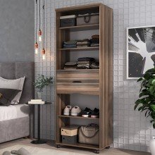 Armário Multiuso 2 Gavetas com Prateleiras 1340 San Remo